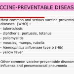 Vaccines for preventable diseases